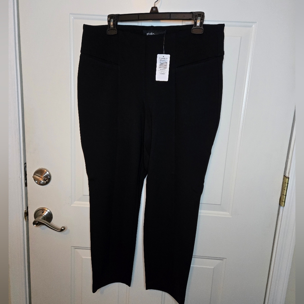 Torrid Black Women's Work Pants